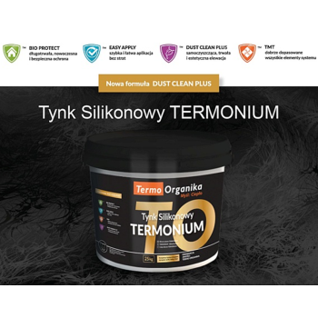 TERMONIUM Tynk silikonowy Termo Organika gr.kolory : PA..  op.25 kg.